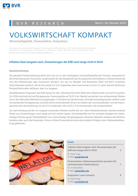 Inflation lässt langsam nach, Zinssenkungen der EZB noch lange nicht in Sicht